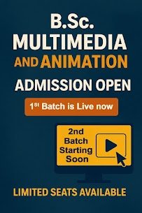 “Missed 1st Batch ?? Enroll Now for XL Multimedia’s  2nd  B.Sc. Multimedia Batch!” – Limited Seats Left !!
