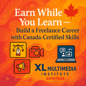 “India’s First Canada-Certified Digital Design Diploma by XL Multimedia Helps Students Start Earning Big — Even Before Graduation!”